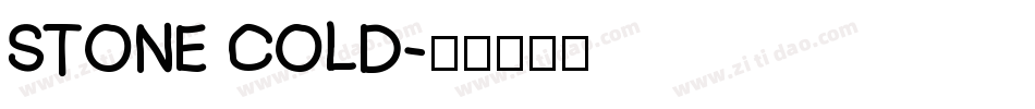 Stone Cold字体转换